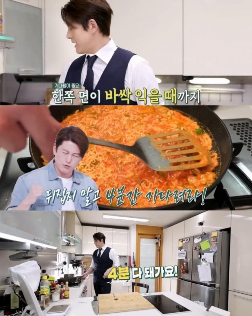 11.jpg 컵라면으로 바삭한 김치전 만들기