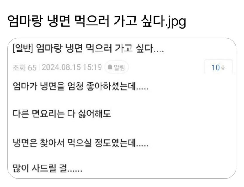 IMG_8475.jpeg 엄마랑 냉면 먹으러 가고싶다..