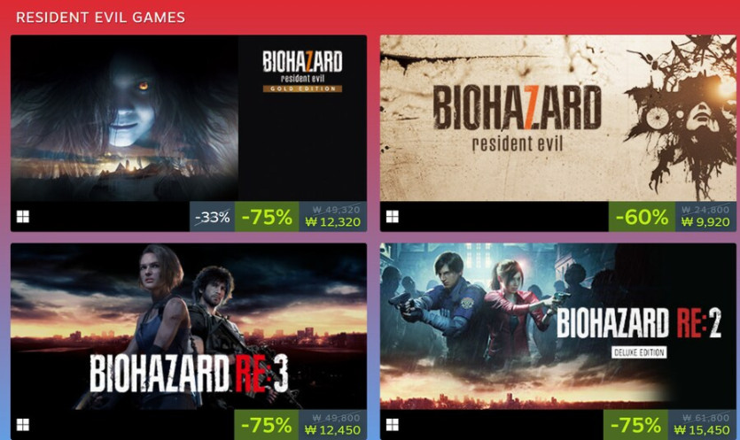 [스팀] 캡콤 타이틀 TGS 할인 실시 (가격 본문)_3.png