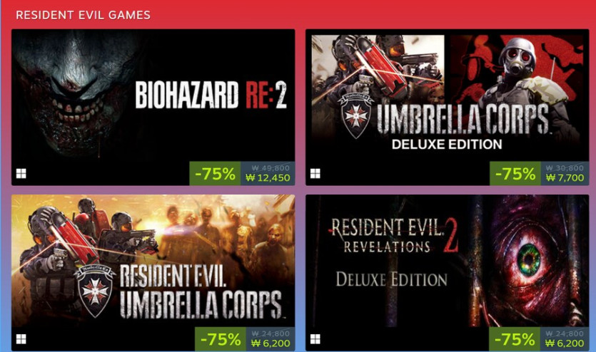 [스팀] 캡콤 타이틀 TGS 할인 실시 (가격 본문)_4.png