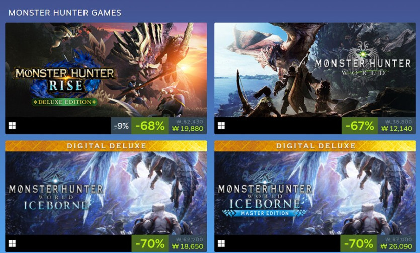 [스팀] 캡콤 타이틀 TGS 할인 실시 (가격 본문)_7.png