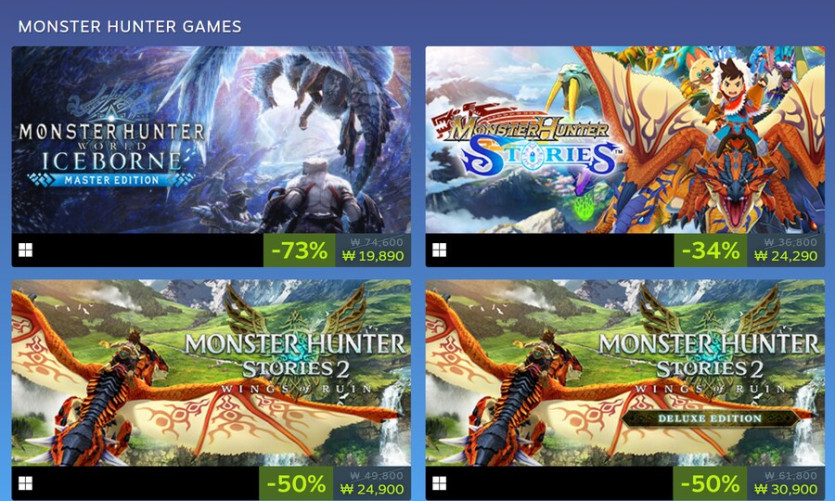 [스팀] 캡콤 타이틀 TGS 할인 실시 (가격 본문)_8.png