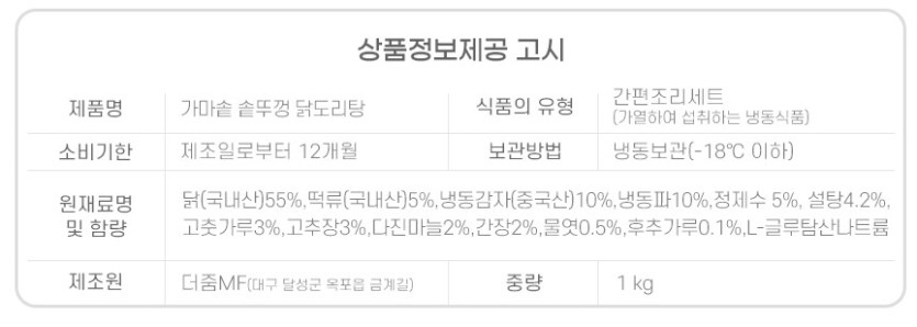 [지마켓] 가마솥 찜닭 1KG 1KG 간장/매콤 맛선택 (총2kg) 국내산 닭고기_3.jpg
