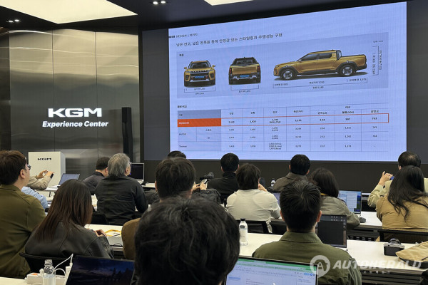 KG 모빌리티 전기 픽업 