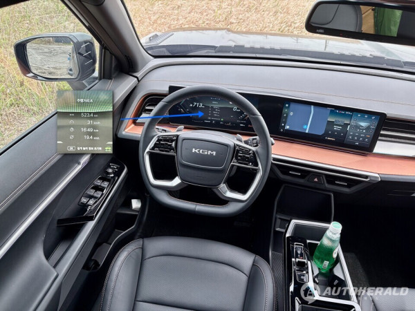 도심과 고속도로를 넘나든 500km 남짓 달린 토레스 하이브리드의 평균 연비는 19km/ℓ대를 유지했다. (오토헤럴드 김흥식 기자)