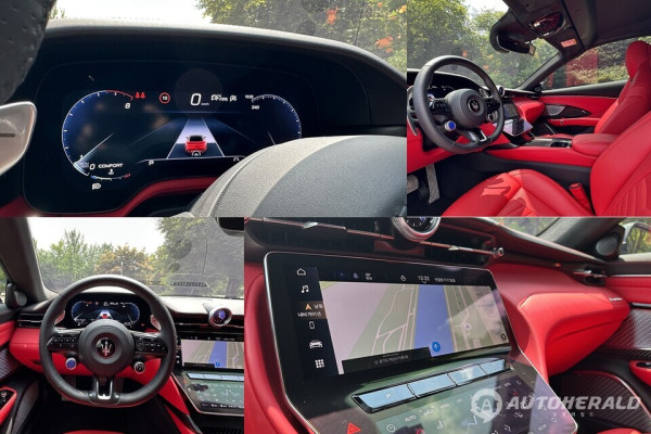 실내는 군더더기 없는 깔끔한 스타일로 특히 시트 착좌감이 우수하다(오토헤럴드 김훈기 기자)